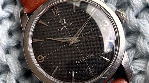 omega seamaster waffle dial